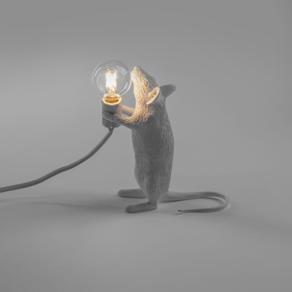 Seletti | E12 1W   Mouse lamp Seletti  standing  version   Seletti 14884L