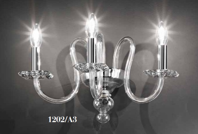 Vetri Lamp | 1202/A2 Crystal    Vetri Lamp