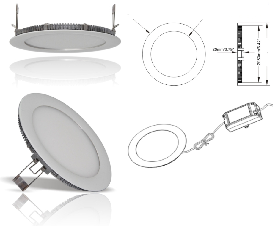 FOTON LIGHTING |  - D295 24W PANEL-R24 4000K h=20 d=285 24 2160  FL-LED Foton 606426