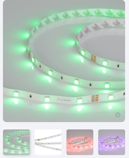 ARLIGHT |   =24V  7,2w/m RGB RT-B30-10mm 24V RGB (7.2 W/m, IP20, 5060, 5m)  ARLIGHT 022066