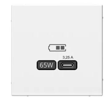Schneider Electric | GAL000127 ������� USB  ���-� 65�� ����������.�����. QC, PD ����� ArtGallery Systeme Electric