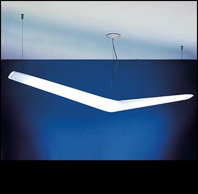 Artemide | MOUETTE ASYMMETRIC T16 2X24W+2X54W NON DIMMABLE Artemide L860410 A195 B40  h210