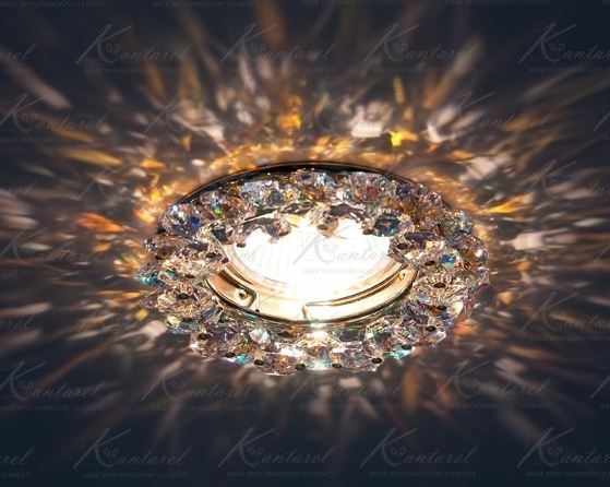 Swarovski | Vasilek cristal AB/cristal AB    Swarovski- CD 028.2.1AB  D90 d65