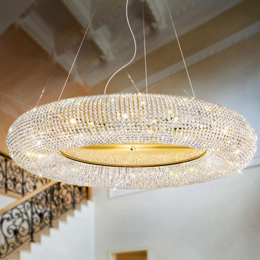 Lamp Illuminazione | Custom project  gold/ASFOUR cristals