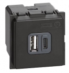 legrand | K4287C2  USB- /  2 Living Now BTicino