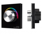 ARLIGHT | - OT RGB  SMART-P8-RGB-G-IN Black (12-24V, 3x4A, Rotary, 2.4G) Arlight 033763