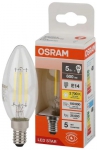 E14 B �����  5(=75)W/827 CL 600lm FIL  ����� ���������� STAR Osram 4058075684577