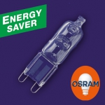 OSRAM | G9 33 (=40)W прозрачная галогенная лампа ES HALOPIN 66733 ES Osram 4008321208668