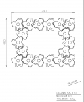 Artemide | Logico mini ceiling rectangular 18 glasses   Artemide