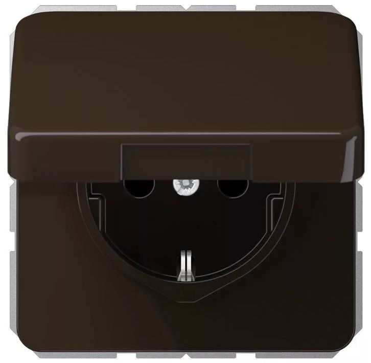 JUNG | CD1520BFKL BR ������� � ������� Schuko 220V 2�+� 16� ���������� ���������� CD-��������� JUNG