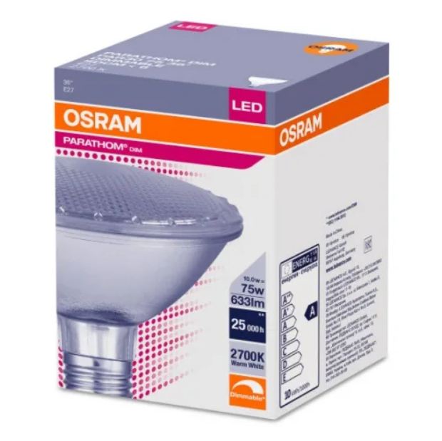 OSRAM | E27 PAR20  5 (=50)W/927 DIM 36* ������ ����� PARATHOM ����� Osram 4058075264267