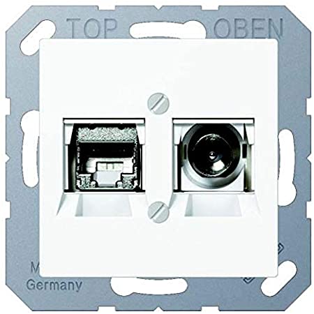 JUNG | MMDA4521WW Smart TV ������� (Ethernet + TV); ����������; ����� JUNG