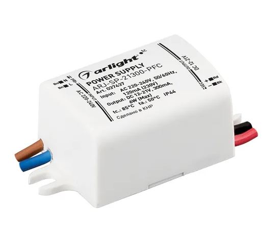 Arlight | ��-� OT 300mA  6W ARJ-SP-21300-PFC 12-21V Arlight 037437