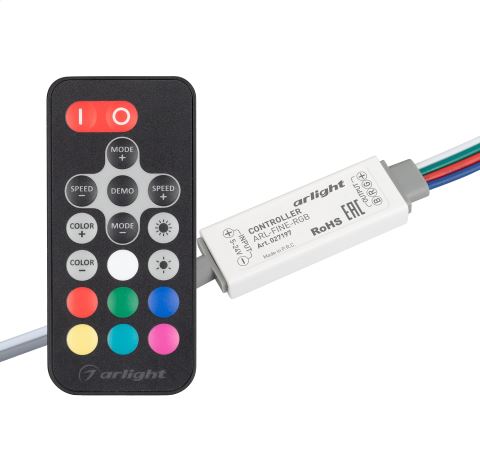 Arlight | - OT RGB  ARL-FINE-RGB Black (5-24V, 3x2A, RF  18) Arlight 027197