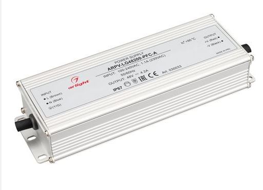 Arlight | - OT 170-250V ARPV-LG48200-PFC-A (48V, 4.2A, 200W)  transformator Arlight 030033