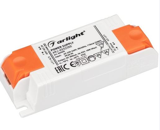 Arlight | - OT 350mA ARJ-KE52350 (18W, 350mA, PFC) Arlight 027590