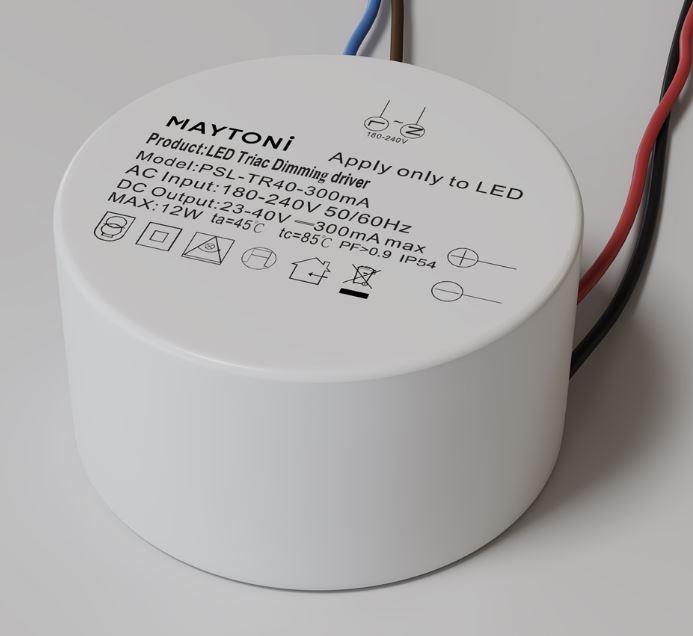 Maytoni | ��-� OT 300mA 12W PSL-TR40-300mA �������� ������� IP54 Maytoni