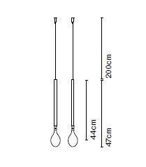 Marset | Hook unit 47*2 for Fris    Marset